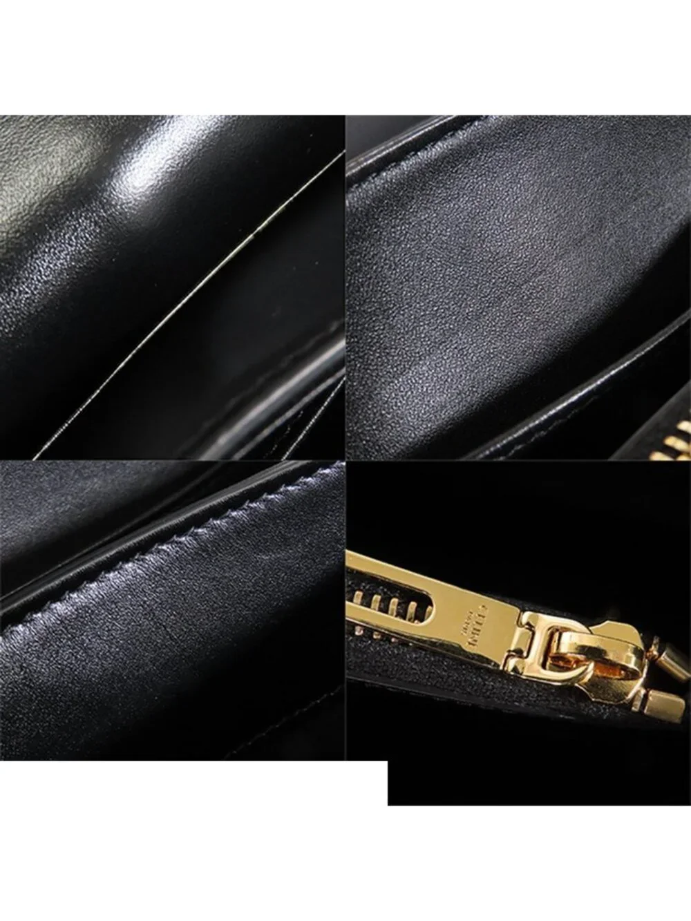 Celine Black Leather Mini 2-Way Shoulder Bag
